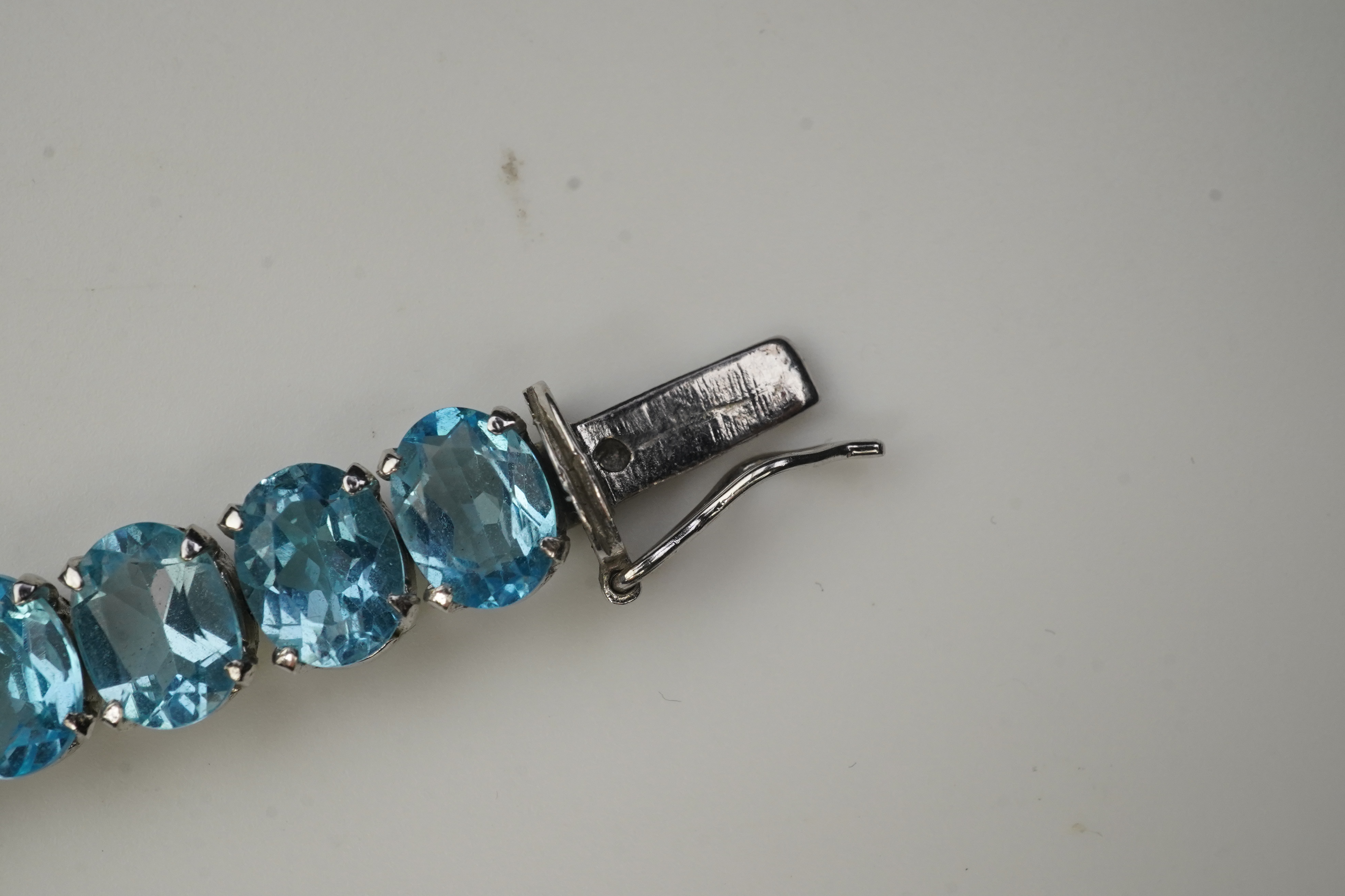 A blue topaz bracelet